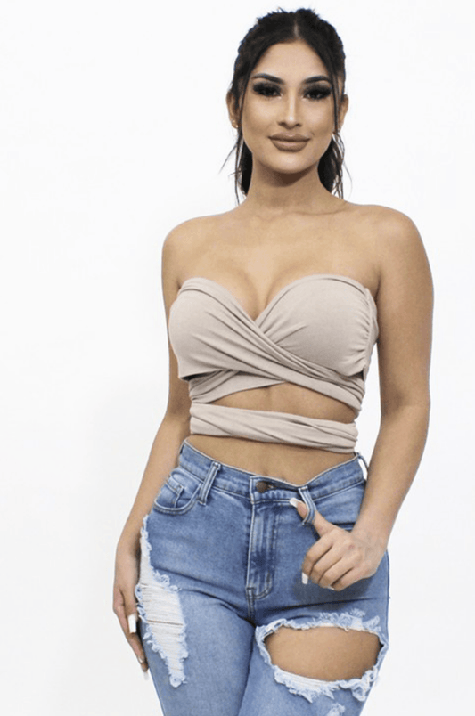 Bandage Wrap Top